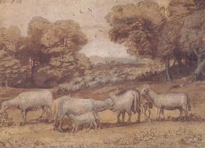 Claude Lorrain Landscape with Sheep (mk17)